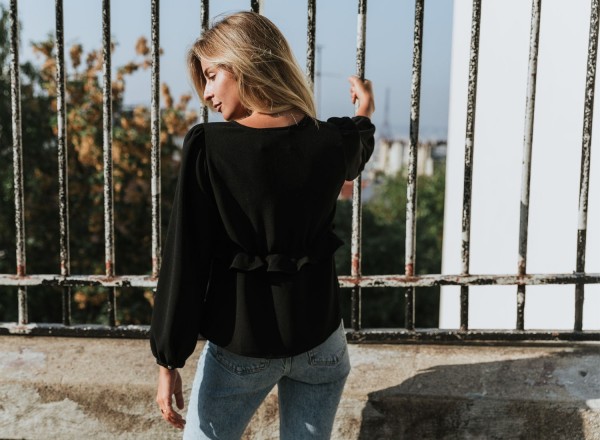 Top katia noir 