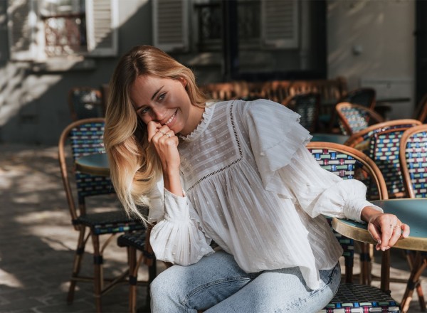 White Louise blouse