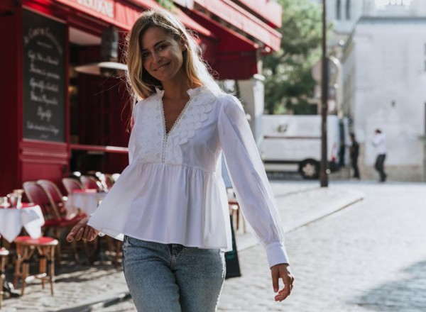 Blouse Huguette blanche 