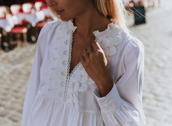 Blouse Huguette blanche 