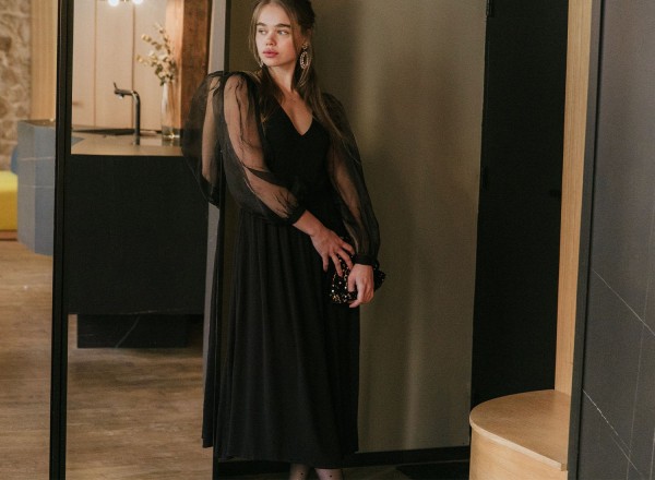 Robe Henriette noire 