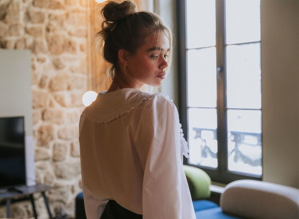Blouse Noam blanche   