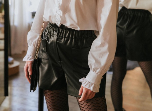 Short simili cuir Paul 