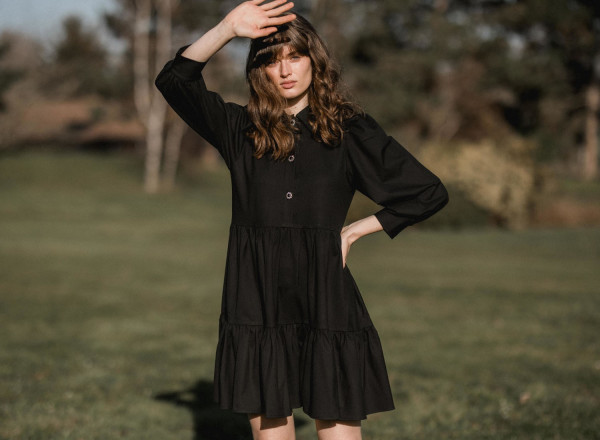 Robe Hortensia noire