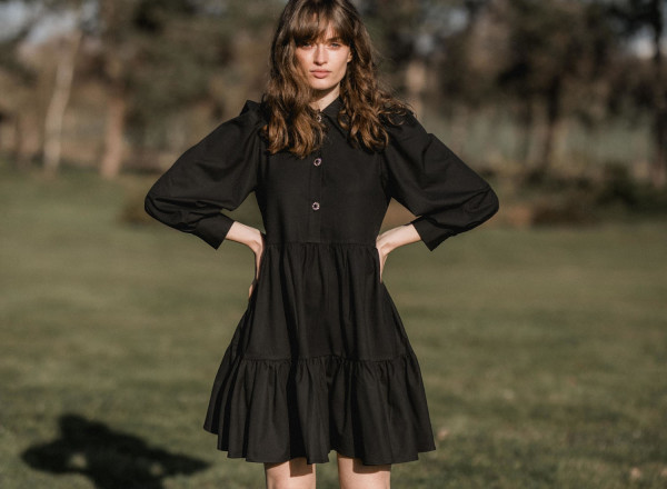Robe Hortensia noire