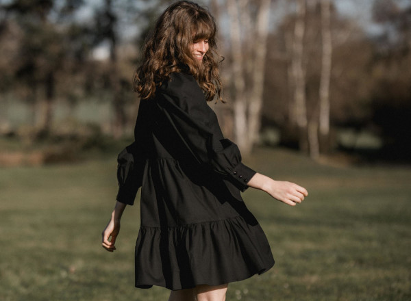 Robe Hortensia noire
