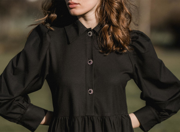Robe Hortensia noire