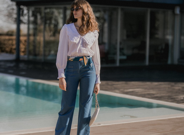 Blouse Noam blanche   