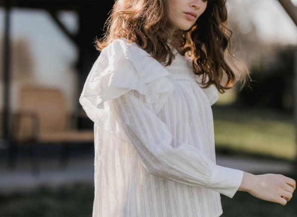 Top blanc Louise 