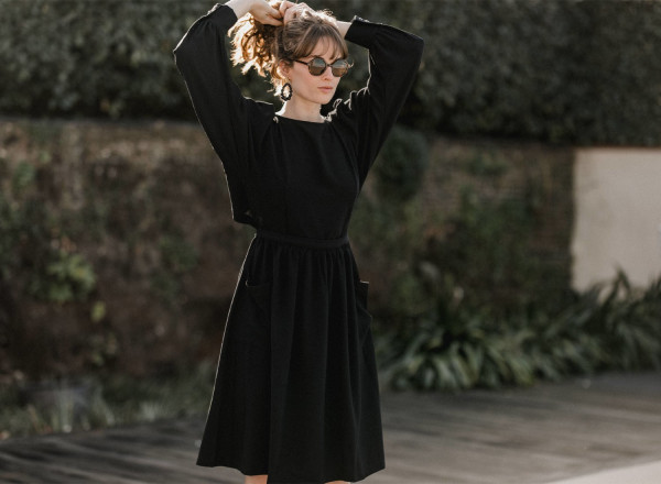 Robe noire Suzanne 