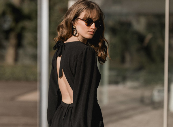 Robe noire Suzanne 